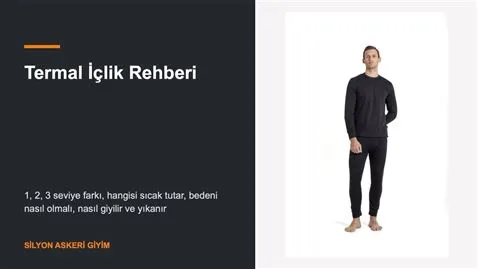 Termal İçlik Rehberi: Seviye Farkı, Hangisi Sıcak Tutar, Nasıl Seçilir?