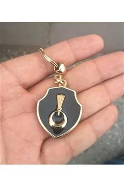 jandarma logolu çift taraflı metal anahtarlık arka / iç detay