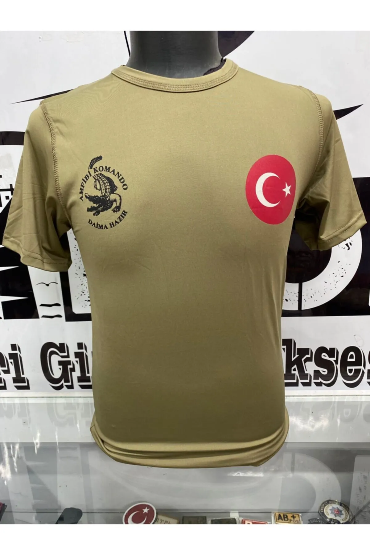 Amfibi Komando Baskılı Termal Tişört