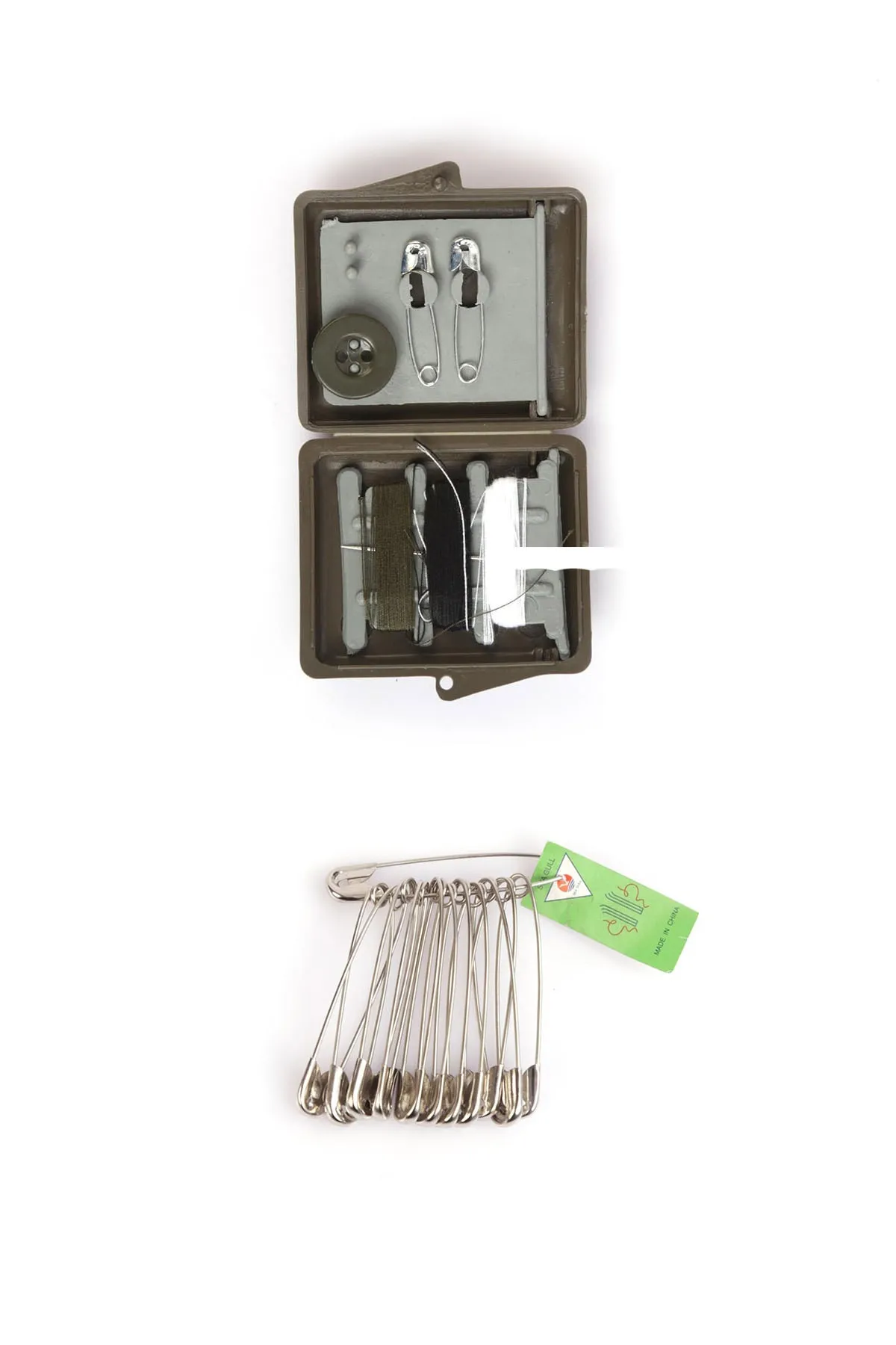 Askeri Dikiş Seti ve 12'li Çengelli İğne Seti