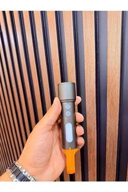 PD-3900 çok fonksiyonlu zoomlu şarjlı el feneri yan görünüm