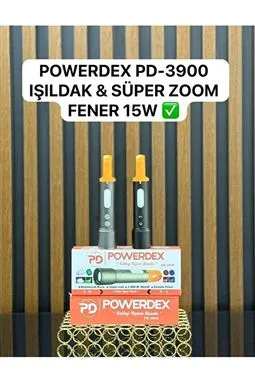 PD-3900 çok fonksiyonlu zoomlu şarjlı el feneri ışık modu detayı