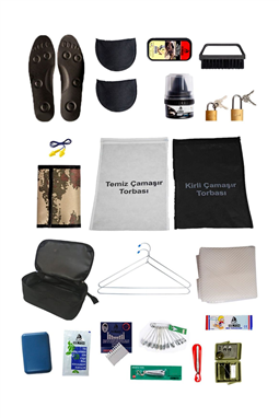 21 Parça Askeri Malzeme Seti