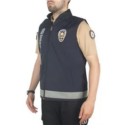 Bekçi görev yeleği arka görünüm