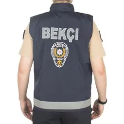 Bekçi görev yeleği çapraz görünüm