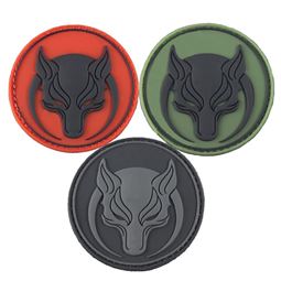 Börü 3D Silikon Peç Kırmızı Renk Patch