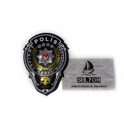 Çevik Kuvvet Polis Göğüs Arması Siyah
