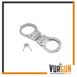 Polis - Asker Gümüş Renk Menteşeli Kelepçe