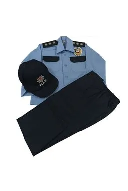 Çocuk Mavi Polis Kıyafeti & Kostümü