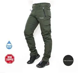 Softshell Su Geçirmez Kargo Cepli Taktik Pantolon Haki