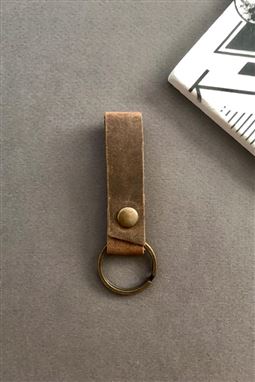 Hakiki Deri Crazy Kum Anahtarlık