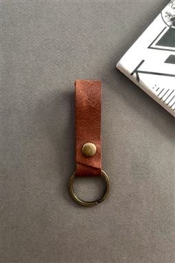 Hakiki Deri Taba Anahtarlık