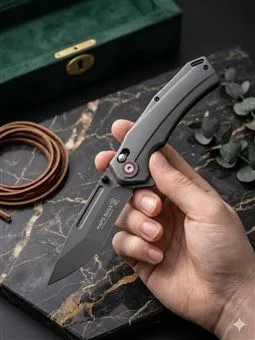 Titan-X gümüş çelik çakı açık görünüm