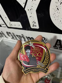 İlelebet Payidar Kalacaktır Yazılı Atatürk 100.cü Yıl Peç