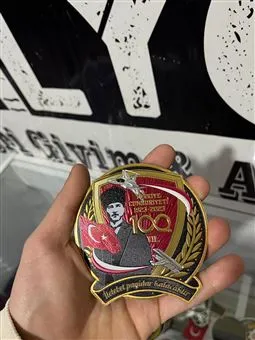 İlelebet Payidar Kalacaktır Yazılı Atatürk 100.cü Yıl Peç