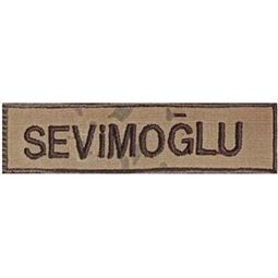 Jandarma Komando Çöl Kamuflaj İsimlik