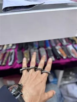 katlanır yüzük modeli muşta katlanmış görünüm