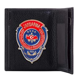 Jandarma Metal Rozetli Cüzdan