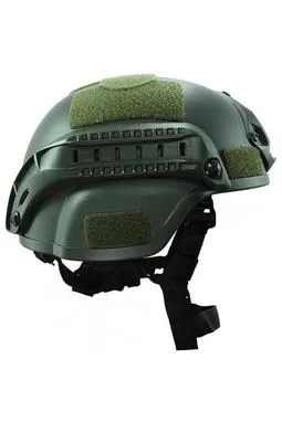 Haki kompozit başlık miğfer taktik airsoft kask önden görünüm