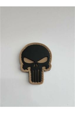 Kuru Kafa 3D Silikon Peç Çöl Sarısı Patch