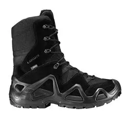 lowa zephyr gtx hi siyah askeri bot önden görünüm