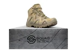 squad m-1442 yarım çöl sarısı bej askeri bot yandan görünüm