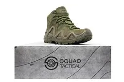 squad m-1442 yarım haki askeri bot yandan görünüm