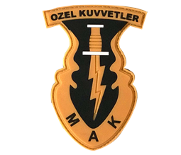 M.A.K Özel Kuvvetler Silikon Peç Çöl Sarısı Patch