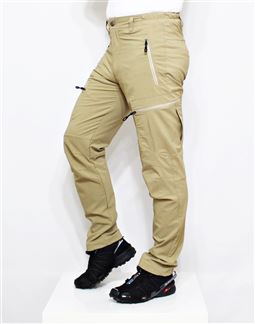 Yazlık Taktik Likralı Outdoor Trekking Pantolon Bej Renk
