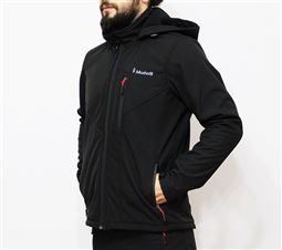 Mudwill Outdoor Softshell Erkek Mont Ceket-Siyah