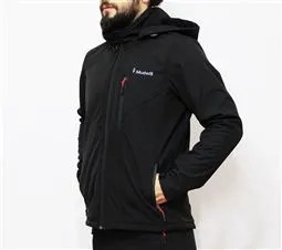 Mudwill Outdoor Softshell Erkek Mont Ceket-Siyah
