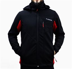 Mudwill Outdoor Softshell Erkek Mont Ceket - Kırmızı-Siyah