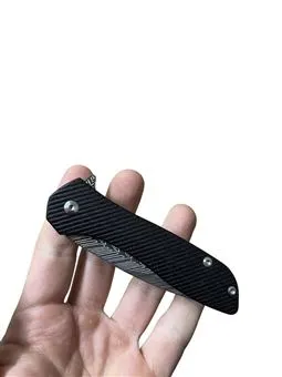 Obsidyen Edge çakı motif detayı