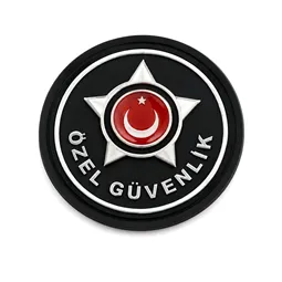 Özel güvenlik kol arması kurum arması yakın görünüm
