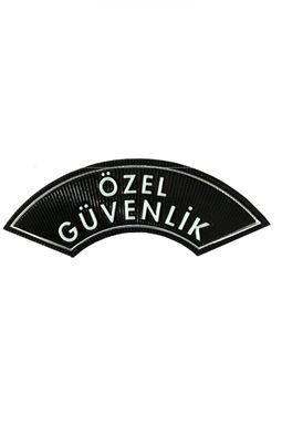 Özel Güvenlik Kol Arması 3D Yeni Tip Özel Güvenlik Yazısı