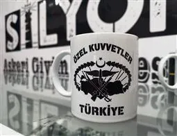 özel kuvvetler bordo bereliler kupa bardak detay görünüm