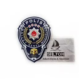 Polis Göğüs Arması 3D Lacivert Renk