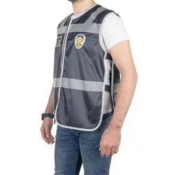 Polis uygulama yeleği arka görünüm