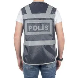 Polis uygulama yeleği yan görünüm