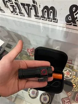Powerdex PD-7007 mıknatıslı mini şarjlı el feneri yan görünüm
