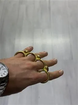Gold Renk Elmas Başlı Aksesuar Muşta Süs Muşta
