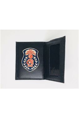 Adalet Bakanlığı CTE Metal Rozetli Klasik Deri Cüzdan