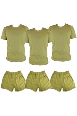 Askeri İç Giyim Seti Don-Fanila 3'lü Tekli Set