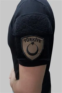 haki türkiye yazılı peç patch önden görünüm