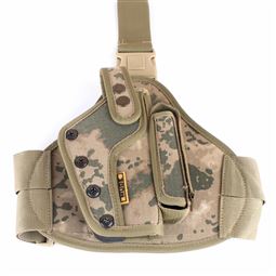 Jandarma Komando Çöl Kamuflaj Silah Tabanca Bacak Kılıfı