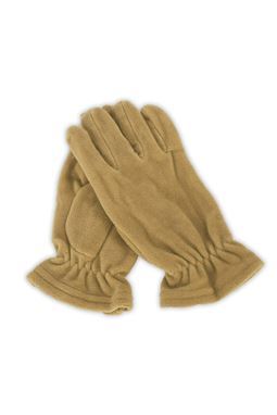 Çöl Sarısı (Bej) Renk Termal Polar Eldiven Uzun Parmak
