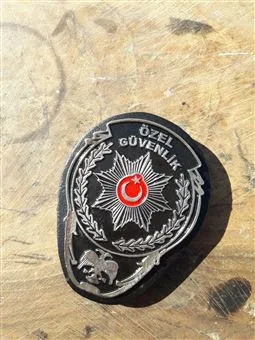 Özel Güvenlik-1 Metal Kemer Rozeti