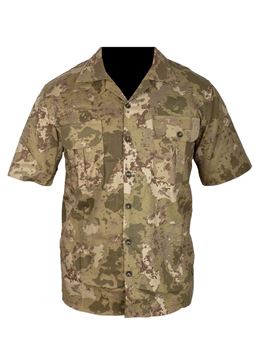 TSK Yeni Piyade Yazlık Kısa Kollu Kamuflaj Gömlek