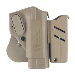 Toma CZ75 polimer silah kılıfı çöl sarısı ön görünüm