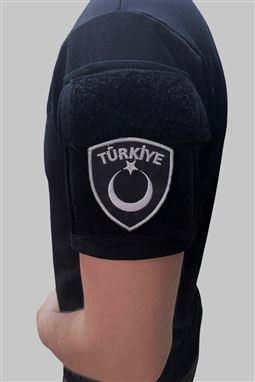 Siyah-Beyaz Türkiye Yazılı Peç